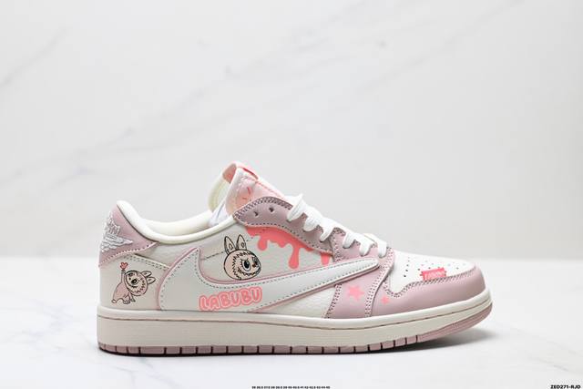 Corporate-level Nike Air Jordan 1 X Travis Scott Aj1 inverted hook Joe One inve