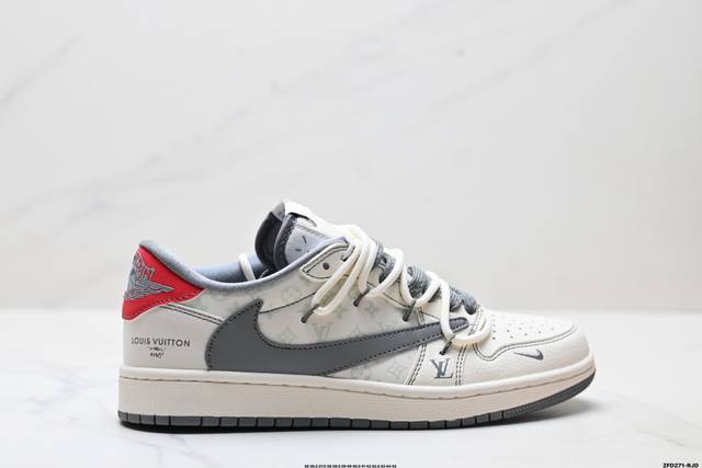 Corporate-level Nike Air Jordan 1 X Travis Scott Aj1 inverted hook Joe One inve