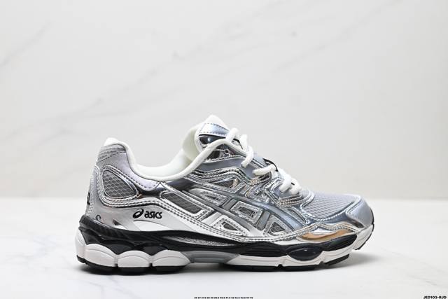 Company-level Asics Gel-Nyc Asics breathable mesh upper with some synthetic lea