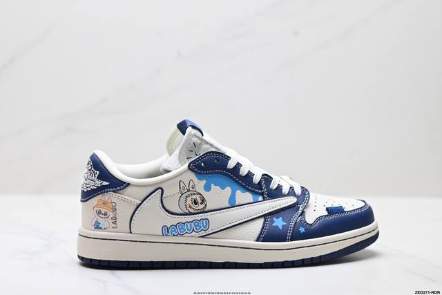 Corporate-level Nike Air Jordan 1 X Travis Scott Aj1 inverted hook Joe One inve