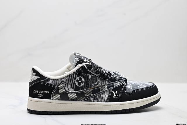 Corporate-level Nike Air Jordan 1 X Travis Scott Aj1 inverted hook Joe One inve