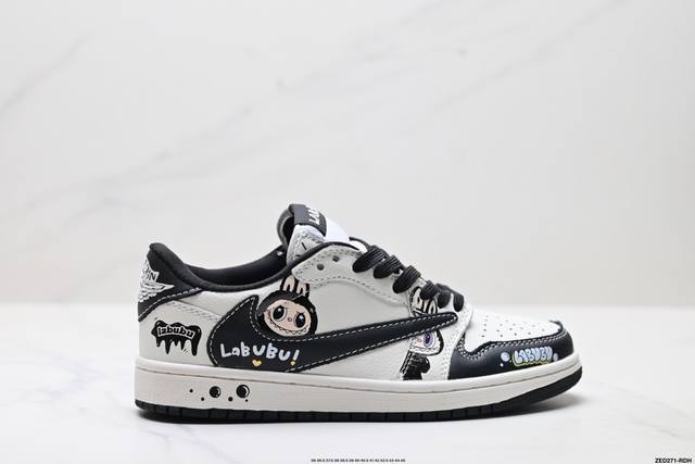 Corporate-level Nike Air Jordan 1 X Travis Scott Aj1 inverted hook Joe One inve