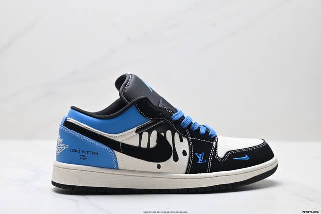 Company-level Nike Air Jordan 1 Low Aj1 Qiao 1 low-top casual sneakers synchron