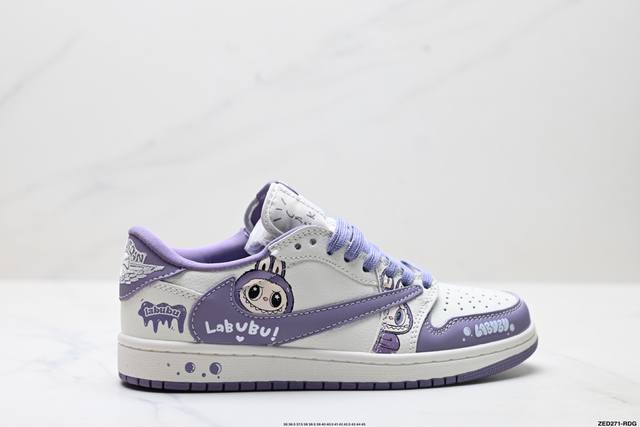 Corporate-level Nike Air Jordan 1 X Travis Scott Aj1 inverted hook Joe One inve