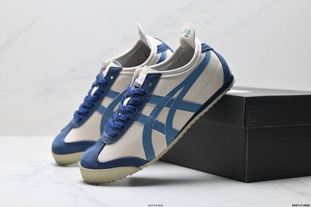 The highest-end Onitsuka Tiger Nippon Made Mexico 66 Deluxe, the company's high