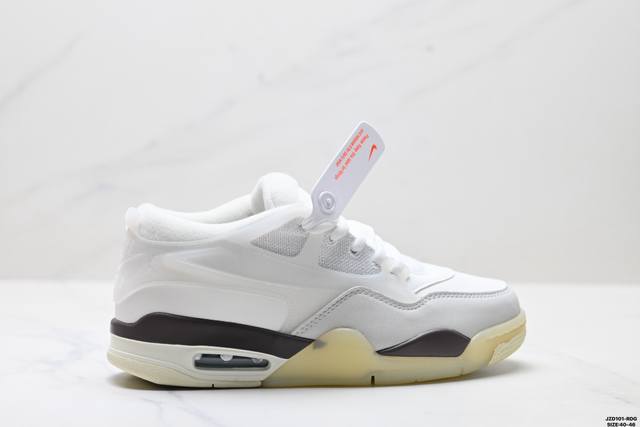 Genuine Nike Air Jordan 4 Rm Nike anti-slip low-top retro basketball shoes Item