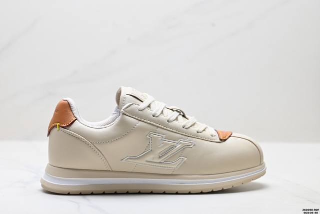 Corporate-grade Louis Vuitton x Nigo co-branded Buttersoft Fw25 round-toe lace-
