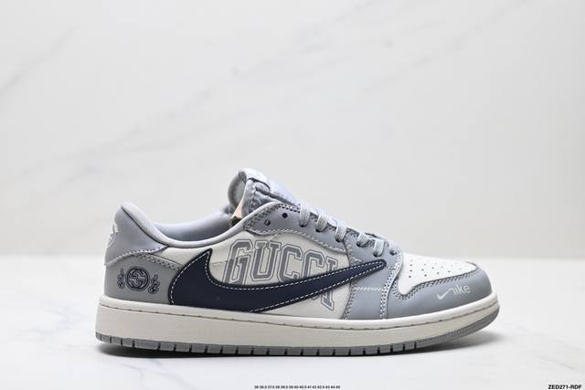 Corporate-level Nike Air Jordan 1 X Travis Scott Aj1 inverted hook Joe One inve