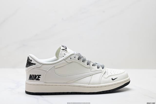 380 Corporate-grade Nike Air Jordan 1 X Travis Scott Aj1 inverted hook Joe One i
