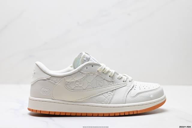 Corporate-level Nike Air Jordan 1 X Travis Scott Aj1 inverted hook Joe One inve