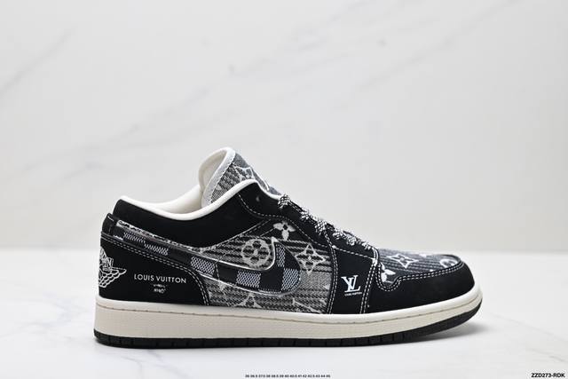 Company-level Nike Air Jordan 1 Low Aj1 Qiao 1 low-top casual sneakers synchron