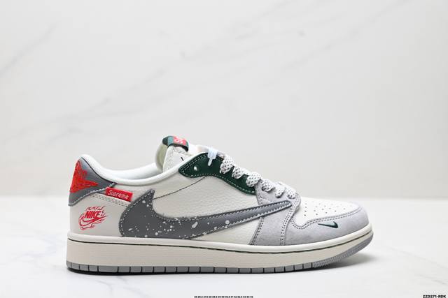 Corporate-level Nike Air Jordan 1 X Travis Scott Aj1 inverted hook Joe One inve