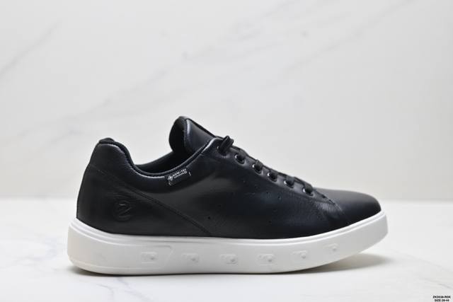 Company-level Ecco Exostrike street outdoor classic leather splicing sneakersNon