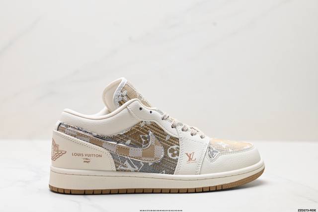 Company-level Nike Air Jordan 1 Low Aj1 Qiao 1 low-top casual sneakers synchron