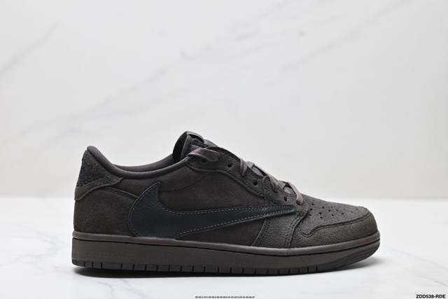 Corporate-level Nike Air Jordan 1 X Travis Scott Aj1 inverted hook Joe One inve
