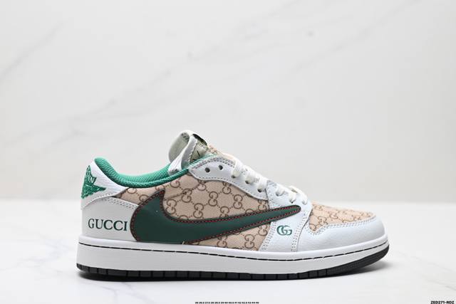 Corporate-level Nike Air Jordan 1 X Travis Scott Aj1 inverted hook Joe One inve