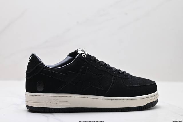 Company-level A Bathing Ape Sta pastel Color leather casual comfortable low-top