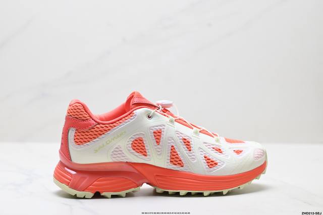 The company-level Ama Lou x Salomon Xt-Whispervoid low-top running shoe garnere