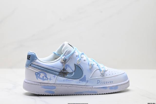 Corporate-level Nike Court Vision Lo 'Diy' customized low-top versatile breatha