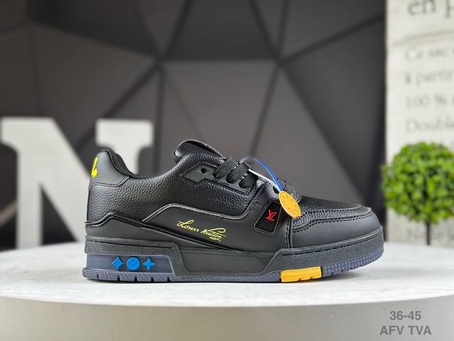 Louis Vuitton LV Louis Vuitton sneakers are a favorite among celebrities. Their