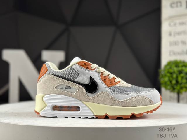 Nike Air Max 90 Terrascape "Fuel Orange" shock-absorbing, slip-resistant, and v