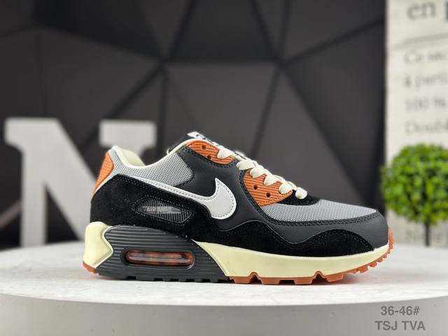 Nike Air Max 90 Terrascape "Fuel Orange" shock-absorbing, slip-resistant, and v