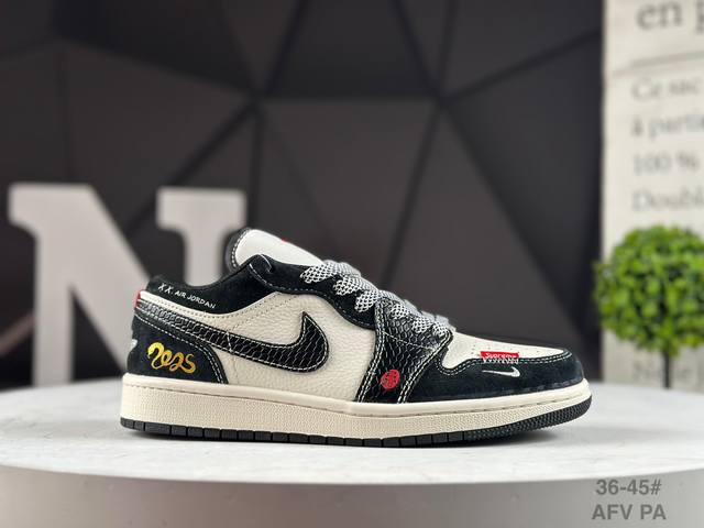 Welfare special price First layer Nike Jordan Air Jordan 1 high-end customized l
