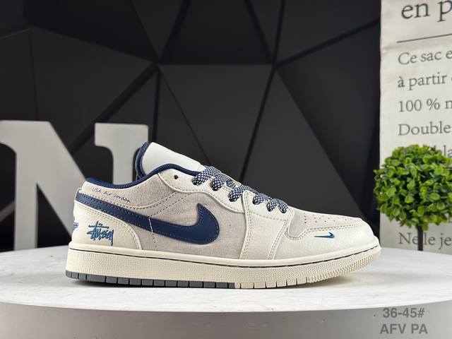 Welfare special price First layer Nike Jordan Air Jordan 1 high-end customized l