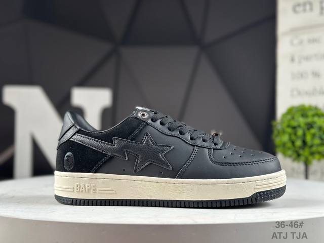 Bape S, the classic and versatile casual sneakers from Nigo, the brand worn by W