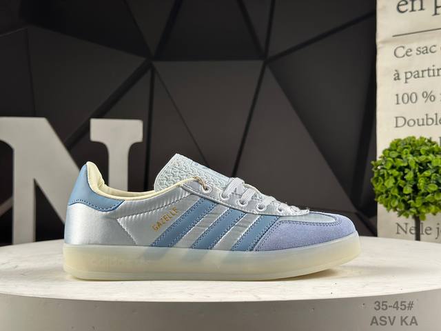 adidas Ad Gazelle Indoor Trainers Low-Top Retro, Versatile, Casual, Sporty, Ger
