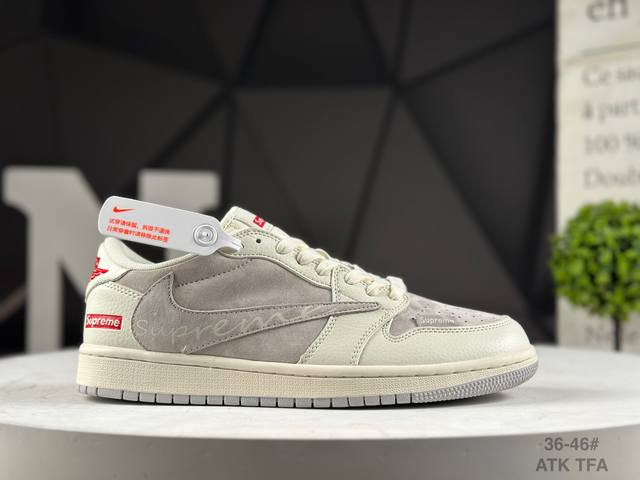 Company-level Nike Air Jordan 1 X Travis Scott Aj1 inverted hook Joe One invert