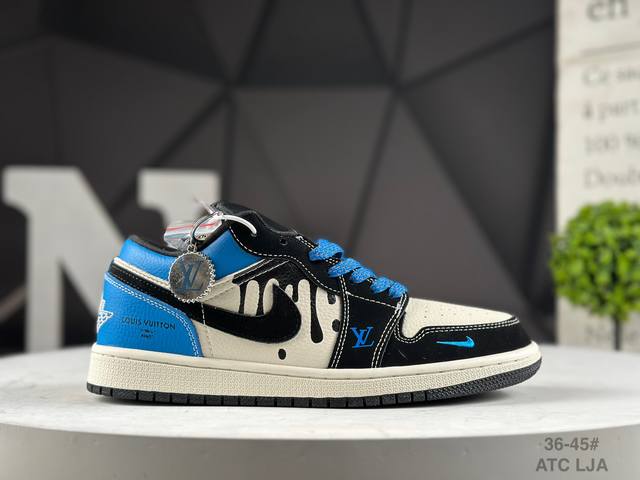 Company-level Nike Air Jordan 1 Low Aj1 Qiao 1 low-top casual sneakers synchron