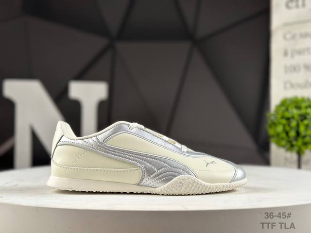 PUMA Bella V2 Leather Puma comfortable low-top life leisure German training thin