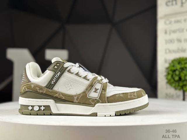 Louis Vuitton LV Louis Vuitton sneakers are a favorite among celebrities. Their