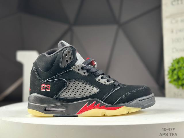 Nike Air Jordan 5 Retro Medium Soft pink Jordan Aj5 mid-cut retro casual cultur
