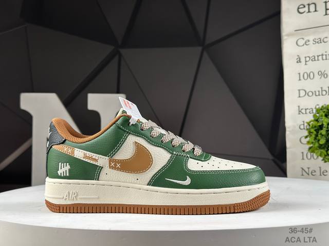 Company-level Nike Air Force 1 '07 Low "Un co-branded grass green splicing raw