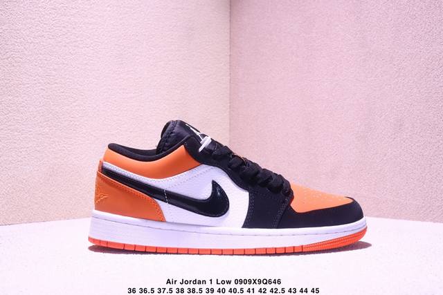 Air Jordan 1 Low Black Toe Low-top black and red toe Aj1 Jordan 1 generation Aj1