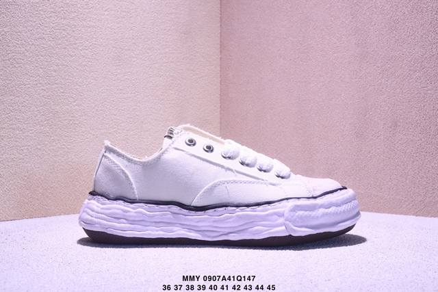 Mmy Maison Mihara Yasuhiro Original Sole Canvas Low Deformed Melting Ice Cream S