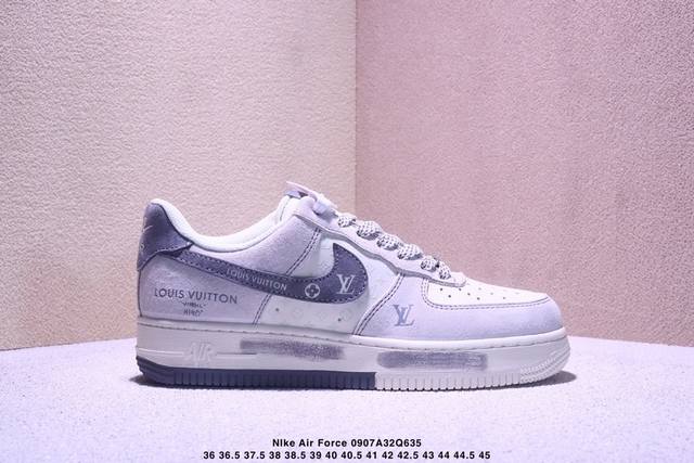 Limited overseas sale! Company-level Nike Air Force 1 '07 Low "Lv Joint Double