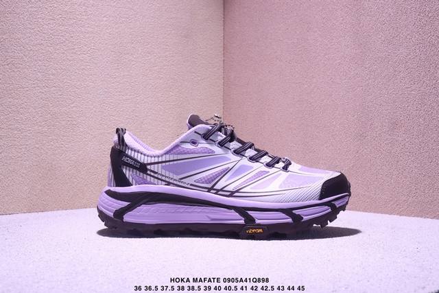 Corporate-level Hoka Mafate Speed Three 2 ultra-light thick-soled lightweight mo