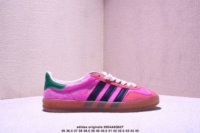 Adidas Originals x Gucci canvas low-top lace-up sneakers fashion sneakers Xm090