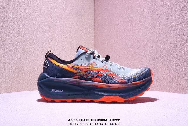 Asics Trabuco Max 4 sports comfort fabric synthetic leather shock absorption non