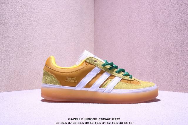 Bad Bunny x Adidas Originals Gazelle Indoor Comfortable Versatile Sneakers for M
