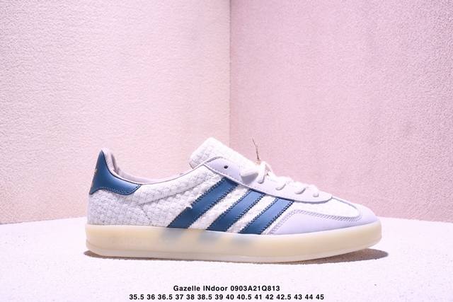 Company-level Adidas Originals Gazelle Indoor clover casual non-slip and wear-re