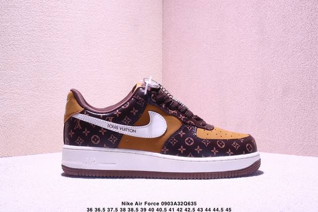 Limited overseas sale! Company-level Nike Air Force 1 '07 Low "LV Joint Classic