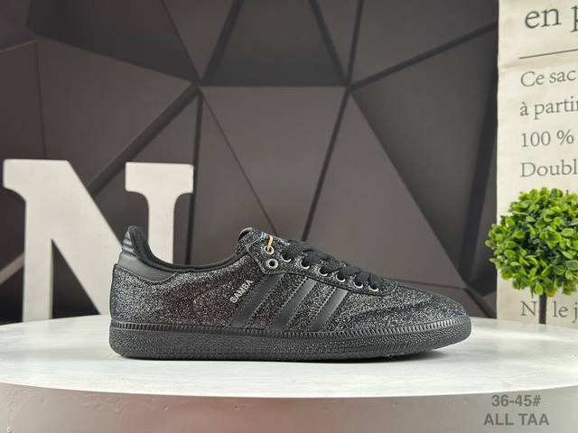Genuine Adidas Originals Samba Vegan Og "Spd" Samba Dance Series Gentleman Germ
