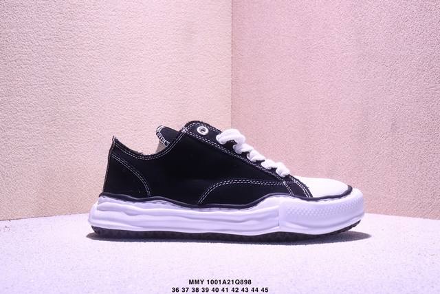 Mmy Maison Mihara Yasuhiro Original Sole Canvas Low Deformed Melting Ice Cream S
