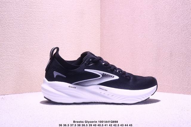 Brooks Glycerin 22 Running Shoes Men's Cushioning Marathon Nitrogen Jogging Shoe
