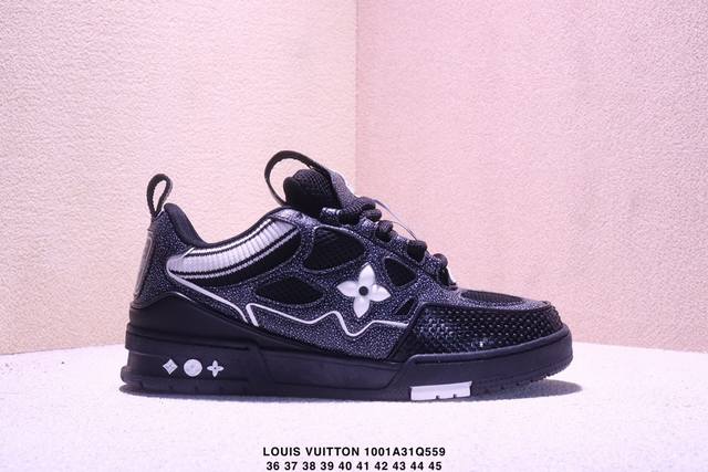 Brand new Sneaker Lo, a corporate-grade Louis Vuitton sneaker with a knitted su