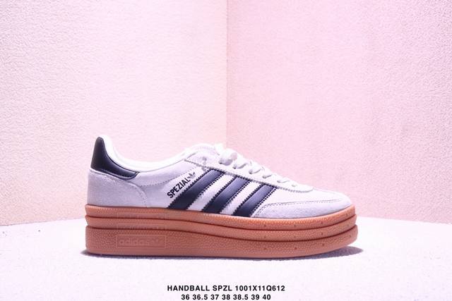 Adidas Handball Spzl Clover three-layer thick sole low-top retro versatile casu